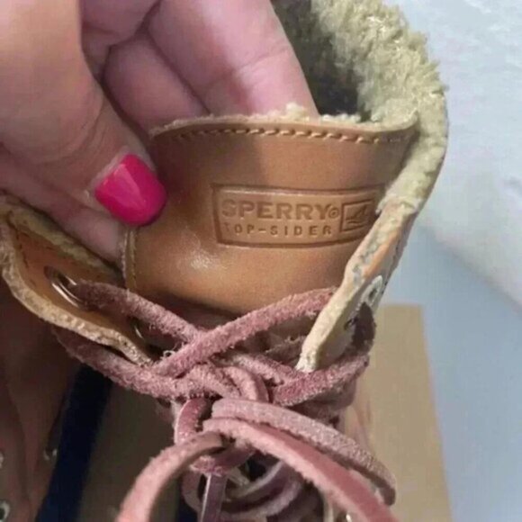 Sperry Top Sider Women's Brown Waterproof Saltwater Duck Rain Boot Sz 9 - Picture 4 of 7
